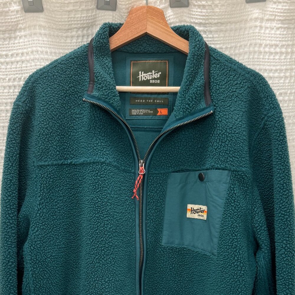 Howler Brothers / Bros Chisos Fleece Jacket - Teal